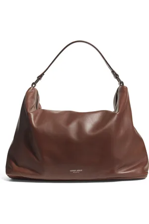 Giorgio Armani Leather Cross-Body Holdall