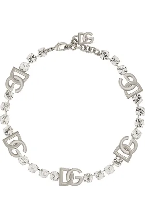 Dolce & Gabbana Crystal-Embellished Dg Necklace