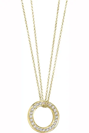 Boodles Yellow and Diamond Large Roulette Pendant