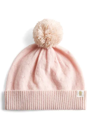 HARRODS Cashmere Pointelle Beanie
