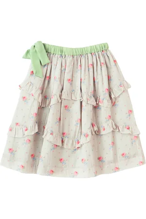 Caramel Cotton Azalea Tiered Skirt