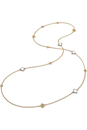 Baccarat Gold Vermeil and Crystal Mini Médicis Long Necklace
