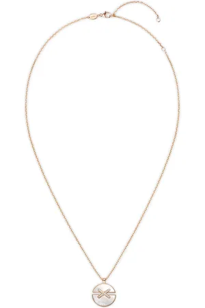 CHAUMET Medium , Mother-of-Pearl and Diamond Harmony Pendant Necklace