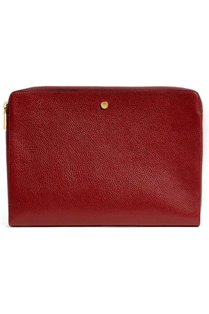HARRODS Large Pebbled Leather Pouch