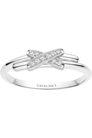 CHAUMET White Gold and Diamond Jeux de Liens Ring
