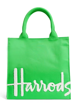 HARRODS Small Cotton Logo Tote Bag
