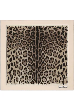 Dolce & Gabbana Kim Leopard-Print Twill Scarf