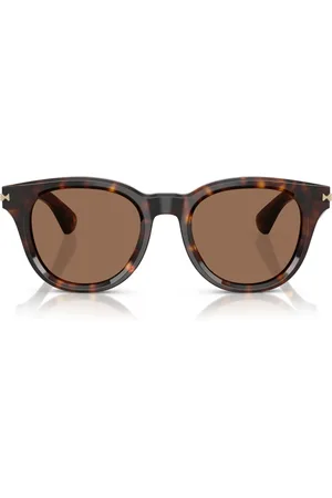 Burberry Acetate Round Sunglasses