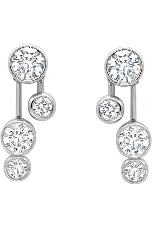 Boodles Platinum and Diamond Raindance Detachable Drop Earrings