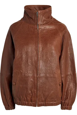 Sandro Oversized Leather Jacket