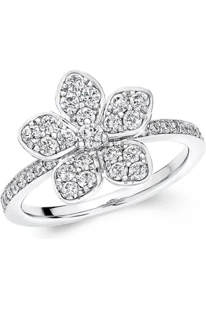 GRAFF Gold and Diamond Wild Flower Ring