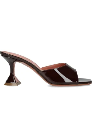Amina Muaddi Patent Lupita Mules 70