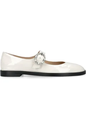 Stuart Weitzman Lorelei Crystal Mary Jane Flats