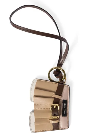 Miu Miu Leather Mini Skirt Keyring