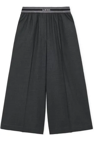 Loewe Wool Cropped Trousers