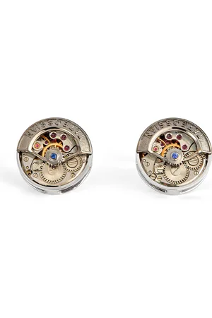 Tateossian Circle Skeleton Gear Cufflinks