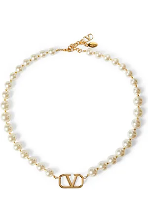 VALENTINO GARAVANI Vlogo Signature Pearl Necklace