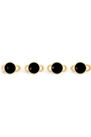 Tom Ford Yellow and Onyx Cufflinks