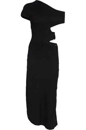 Cult Gaia Knitted Cut-Out Lurenz Midi Dress