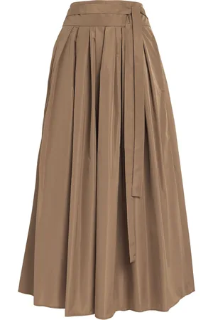 Max Mara Pleated Midi Skirt