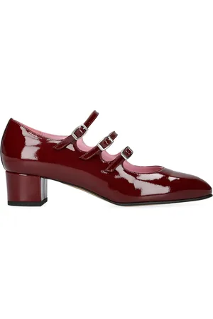 Carel Leather Mary Jane Pumps 40