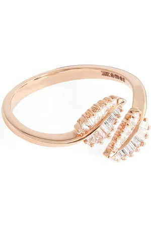 Anita And Diamond Palm Leaf Ring