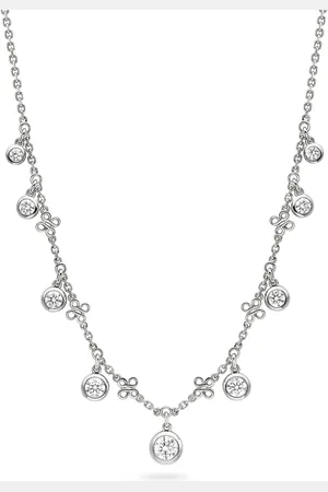 Boodles Platinum and Diamond Beach Necklace