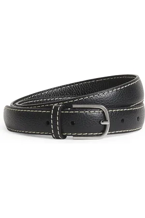 Totême Leather Topstitched Belt