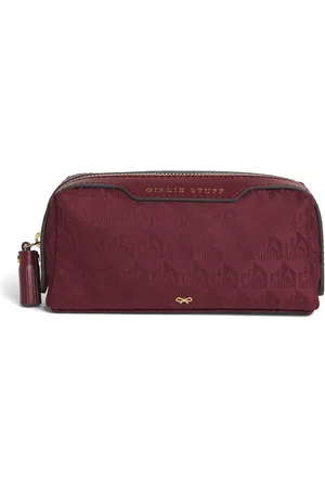 Anya Hindmarch Logo Jacquard Girlie Stuff Pouch