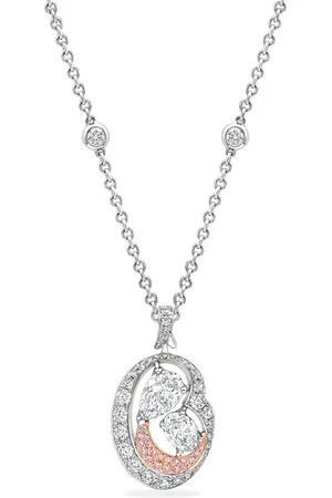 Boodles Platinum, Rose Gold and Diamond National Gallery Motherhood Necklace