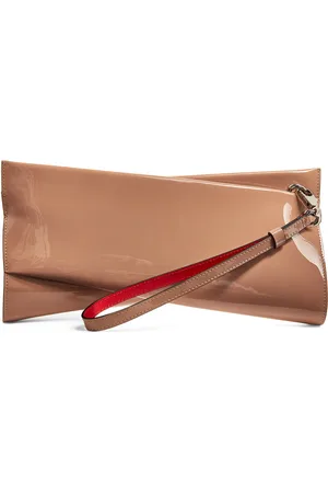 Christian Louboutin Loubitwist Small Patent Leather Clutch Bag