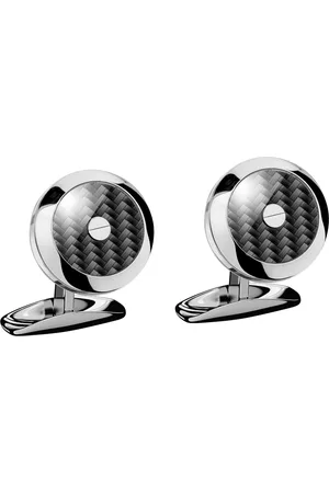 Chopard Stainless Steel And Carbon Fibre Classic Racing Cufflinks