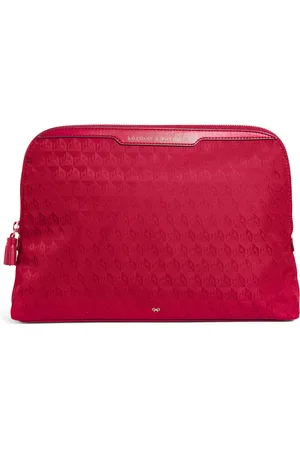 Anya Hindmarch Logo Jacquard Lotions and Potions Pouch