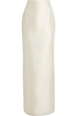 Sandra Mansour Satin Essence Maxi Skirt