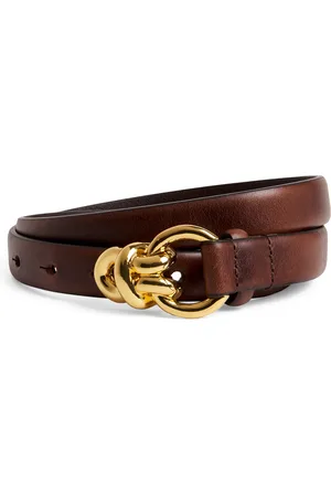 Sandro Leather Chain Buckle Belt