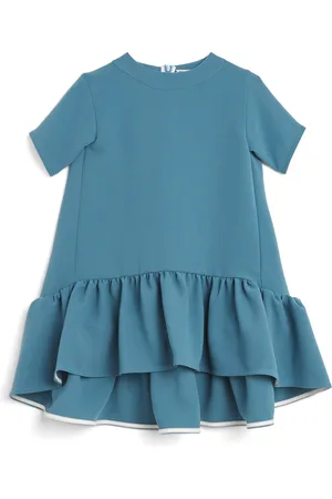 Edeline Lee Ruffle-Hem Dress