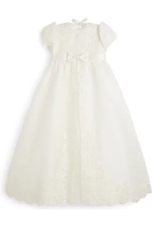 Sarah Louise Christening Robe and Bonnet Set