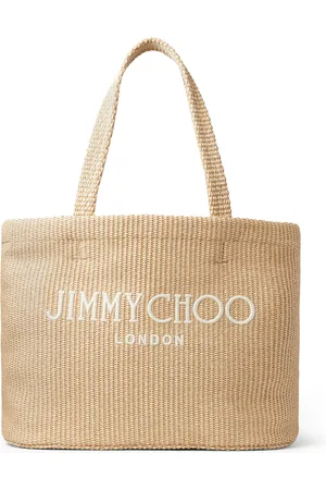 Jimmy Choo Beach Woven Tote Bag