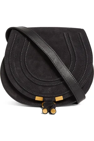 Chloé Small Suede Marcie Saddle Bag
