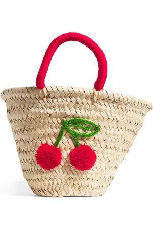 Bonita Mini Embroidered Cherry Basket Bag