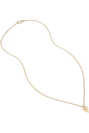 ANNOUSHKA Gold and Diamond Flight Arrow Necklace