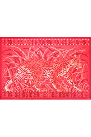 Cartier Silk-Cotton Panther Scarf