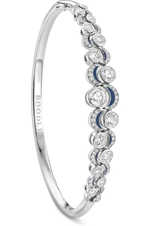 Boodles Platinum and Diamond Over the Moon Bangle