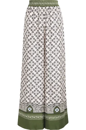 La DoubleJ Silk Palazzo Wide-Leg Trousers
