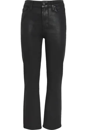 Paige Coated Cindy Cropped Jeans