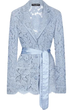 Dolce & Gabbana Cordonetto Lace Floral Pyjama Shirt