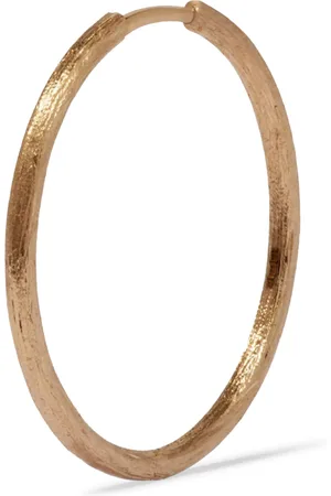 ANNOUSHKA Medium Yellow Hoopla Hoop Earring