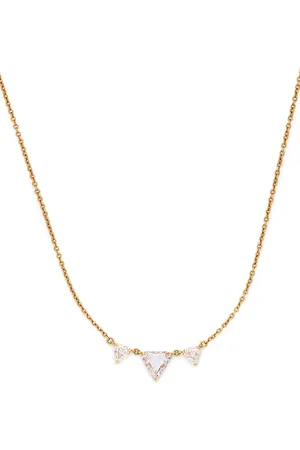 Eva Fehren Yellow and Diamond Prism Necklace