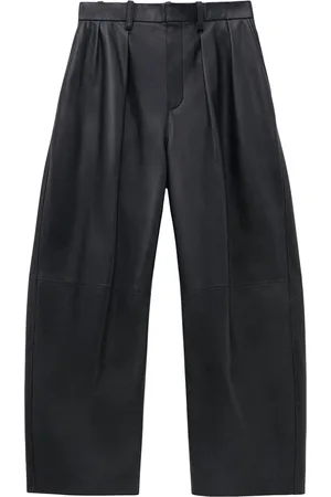 Loewe Leather Barrel Trousers