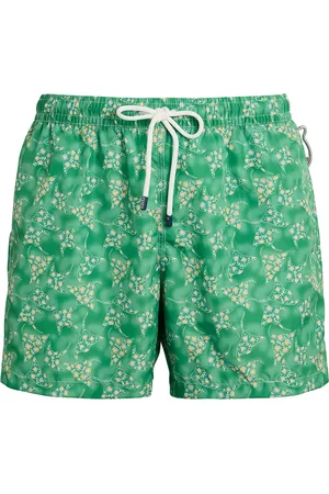 FEDELI Printed Madeira Swim Shorts